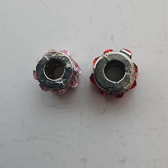 Chamilia Authentic Glass Charm Red & Pink - Picture 5 of 16